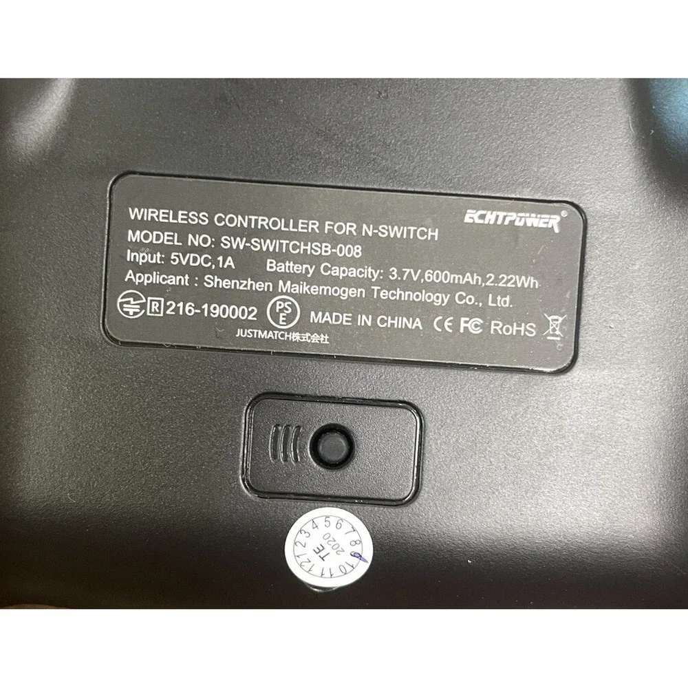 ECHTPOWER Wireless Controller For Nintendo Switch Black TESTED